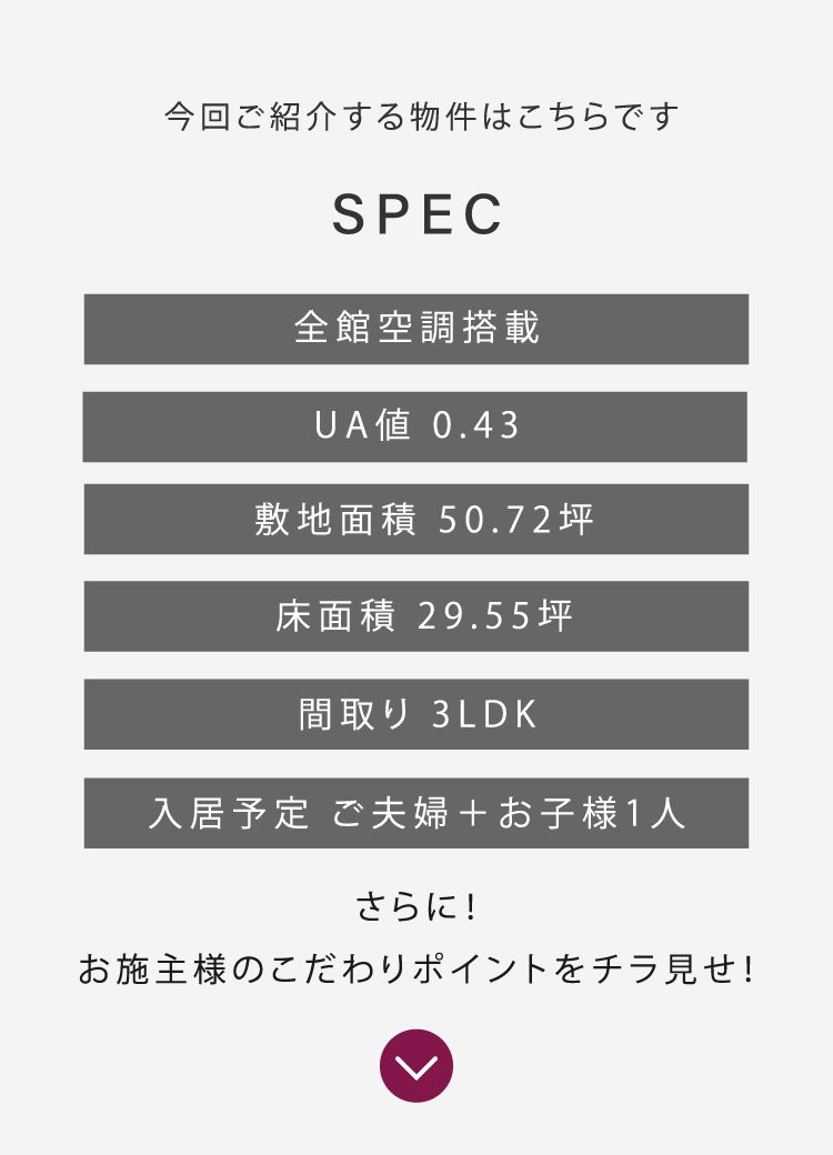 埼玉県久喜市栗橋北で完成見学会を行う物件の特徴